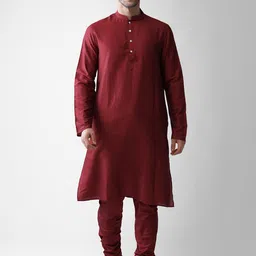 KISAH Men Multicoloured Regular Kurta Pyjamas with Jacket image 2