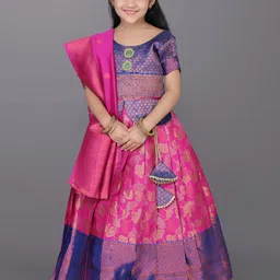 BAESD Girls Ready to Wear Lehenga & Blouse With Dupatta-26