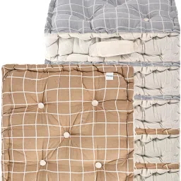 by Kuber Industries Microfibre Abstract Chair Pad Pack of 6-image-25