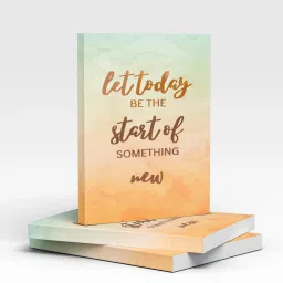 accuprints Motivational Premium Soft Bound Notebook A5 Diary Ruled 200 Pages image 3