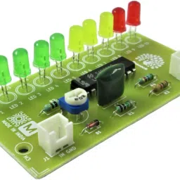 eprakrati LM3914 LM3915 Sound Level Indicator Board for Audio Amplifiers Display Lights Electronic Components Electronic Hobby Kit image 3