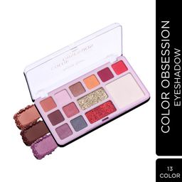 Seven Seas Color Obsession 13 Pigmented Colors Eyeshadow Palette 32.2g - Natural 101-27