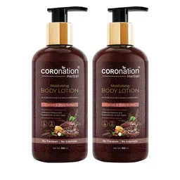 COROnation Herbal Set Of 2 Coffee Brown Cocoa Butter and Shea Butter Moisturizing Body Lotion-4