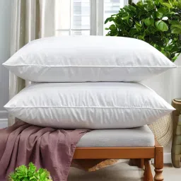 ypoloipo LUXURY Cotton Solid Sleeping Pillow Pack of 4 image 3