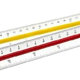 deziine Triangular Scale Ruler Ruler image 2