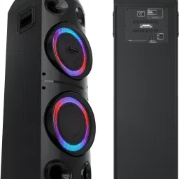 ZEBRONICS Knock(ZEB-WSPK 3), Dual Connectivity, DJ mixer, Dual Wireless UHF MIC, 230 W Bluetooth Party Speaker image 2