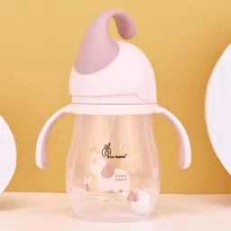 Trunky Baby Straw Sipper Bottle 320 ML | Anti Spill Sippy Cup With Gravity Ball-image-63