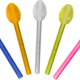 SILICONE SPOON STRAW - Silicone-30
