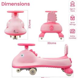 Smoothest Twister-Magic Car Ride ons for Kids 1Years and Up boys girls Car Non Battery Operated Ride On-image-60