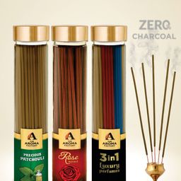 The Aroma Factory 3 Pieces Green & Brown Wooden Agarbatti-image-8
