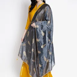 Clora Creation Printed Silk Blend Dupatta image 3