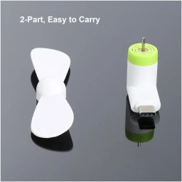 Comfortinglives Mobile set usb fan easy to carry usb fan for everyday mobile users Type‑C Fan Accessory USB Fan-image-84