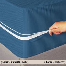 Zippered Queen Size Breathable Mattress Cover-image-61
