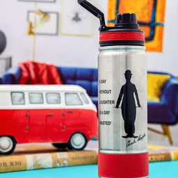 Servewell Indus Red Printed Leak Proof Water Bottle 725ml-image-11
