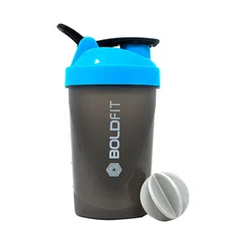 BOLDFIT Grey & Blue Printed BPA Free Plastic Shake Sipper Water Bottle 500 ML-image-27