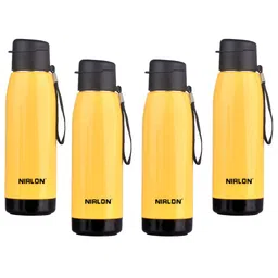 NIRLON Yellow 4 Pieces Water Bottle 750 ml Each-image-34