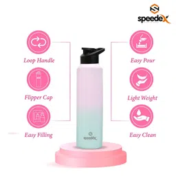 Speedex Multicoloured Set of 4 Stainless Steel Solid Water Bottle-picture-20
