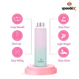 Speedex Multicoloured Set of 4 Stainless Steel Solid Water Bottle-21