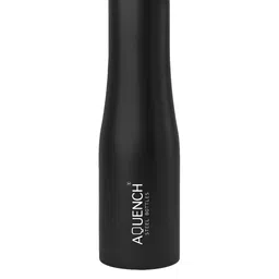 AQUENCH Black Stainless Steel Solid Water Bottle 1L-19