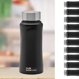 The Better Home Black 10 Pieces Stainless Steel Water Bottle 500 ml-image-21