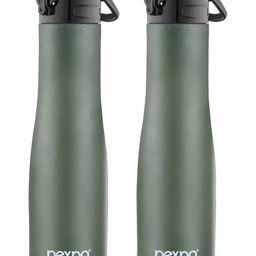Pexpo Green 2 Pieces Stainless Steel Leak Proof Water Bottle 1 L-image-66
