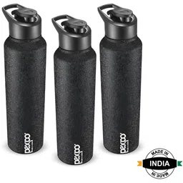 Pexpo Black 3 Pieces Stainless Steel Leak Proof Water Bottle 1L Each-image-99
