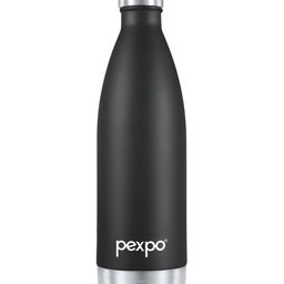 Pexpo Black Stainless Steel Double Wall Vacuum Flask Water Bottle 750 ml-image-82