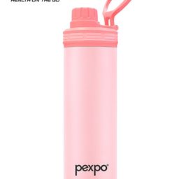 Pexpo Pink Single Stainless Steel Double Wall Vacuum Water Bottle-image-36
