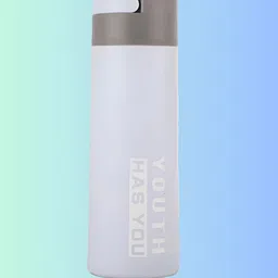 WELOUR Blue Typography Glass Water Bottle 400 ml-image-56