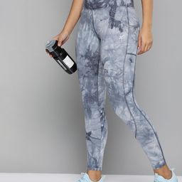 hrx by hrithik roshan Printed Women Blue Tights-picture-21