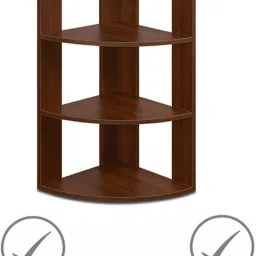 delite kom Joy Engineered Wood Open Book Shelf image 5
