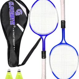 Junior Phantom 2 Piece Multicolour Badminton With 2 Shuttlecock And Bag Badminton Kit-25