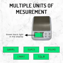 Skeisy New Dm3-jewellery weighing scale up to 600gmX0.1gm, Tare, overload indicator, Weighing Scale image 3
