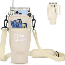 Water Bottle Carrier Bag with Phone Pocket for 40/30 oz Tumbler-Only Bag-image-38