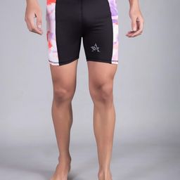 Apraa & Parma Men Printed Swim Bottoms-image-61