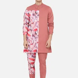 Komal Kothari Floral Printed Panelled Pure Cotton Kurta with Pyjamas-picture-27