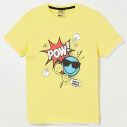 Fame Forever by Lifestyle Boys Smiley Printed Printed T-shirt-image-76