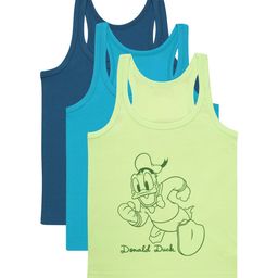 Bodycare Kids Boys Pack Of 3 Assorted Mickey & Friends Printed Cotton Innerwear Vests-image-88
