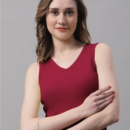 FBAR V-Neck Sleeveless Cotton Regular Top-image-55
