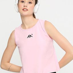 AESTHETIC NATION Sleeveless Round Neck Sport T-shirt-image-59