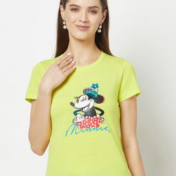 GLITO Graphic Printed Round Neck Cotton T-Shirt-image-3