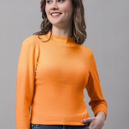 FBAR High Neck Cotton Fitted Top-image-87