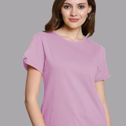 FBAR Slit Sleeves Pure Cotton High-Low Top-image-25