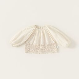 LULU & SKY Puff Sleeve Cotton Top-image-48