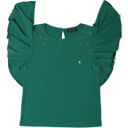 Allen Solly Junior Puff Sleeve Cotton Top-image-3