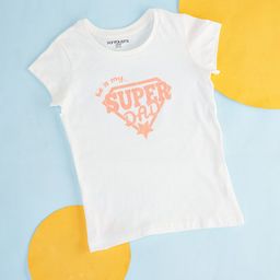 Pantaloons Junior Girls Typography Printed Cotton T-Shirt-picture-9