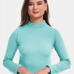 Boleem High Neck Cotton Crop Fitted Top-picture-41