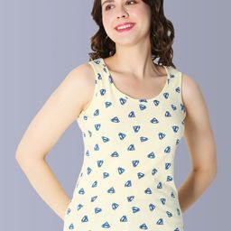 Fasha Graphic Printed Cotton Sleeveless Scoop Neck Top-image-50