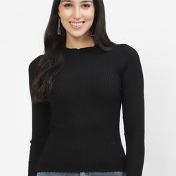 Kalt Black Cotton Top-image-9