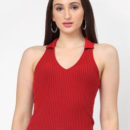 Kalt Striped Cotton Top-image-35